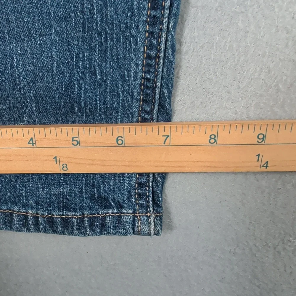 Levi's 512 Mens Jeans W28‎ L32 Blue Denim Straight Fit
